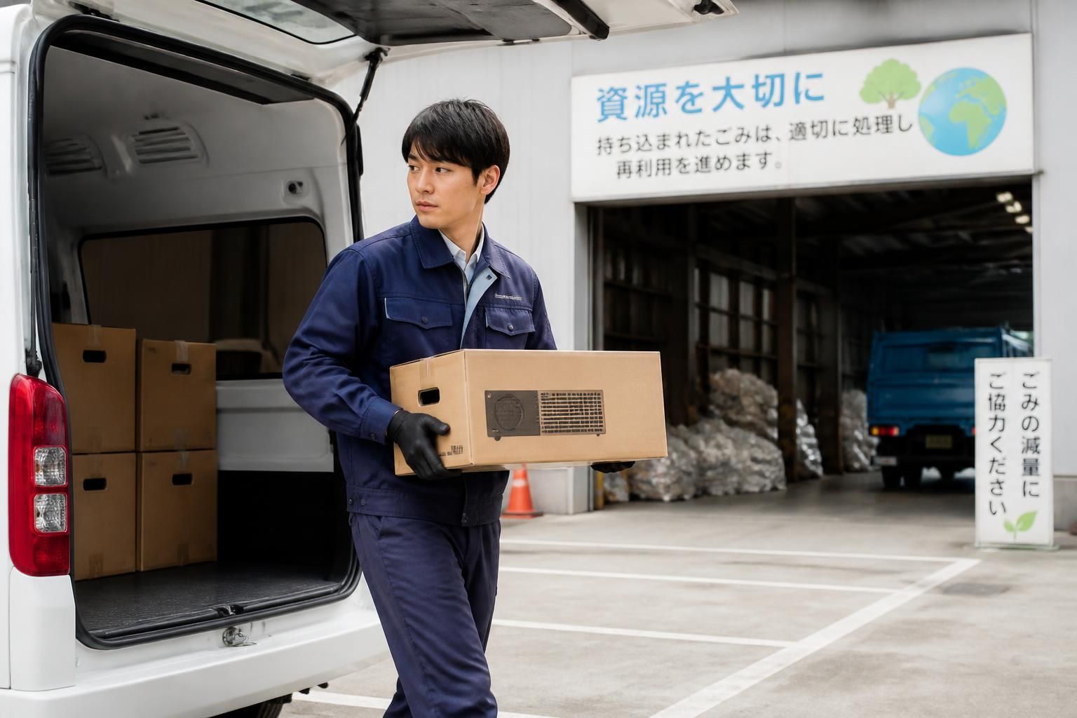 無料回収の仕組みには、資源リサイクルの仕組みが関係している